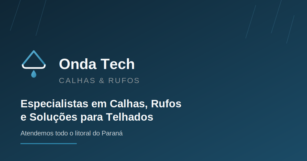 Onda Tech Calhas e Rufos